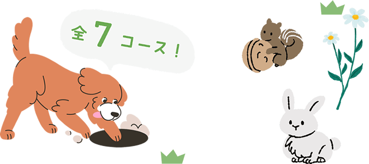 動物・植物に関わる仕事がめざせるちば愛犬の学科＆コースは全7コース