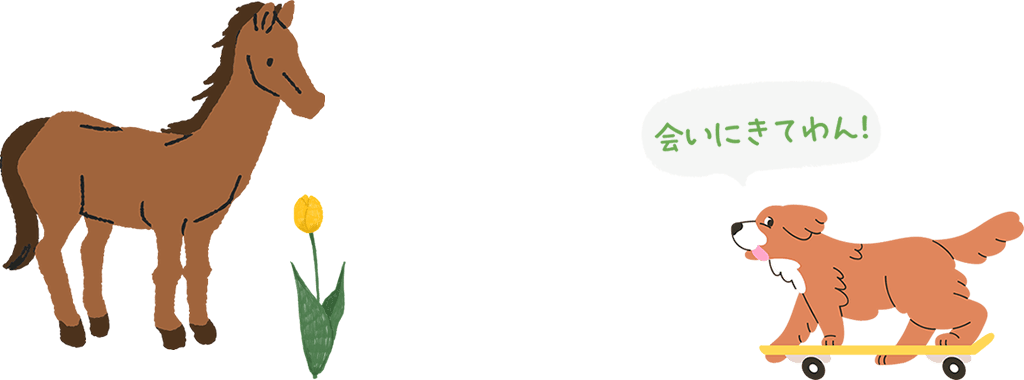 動物・植物のお仕事体験｜オープンキャンパスで会いにきてね！